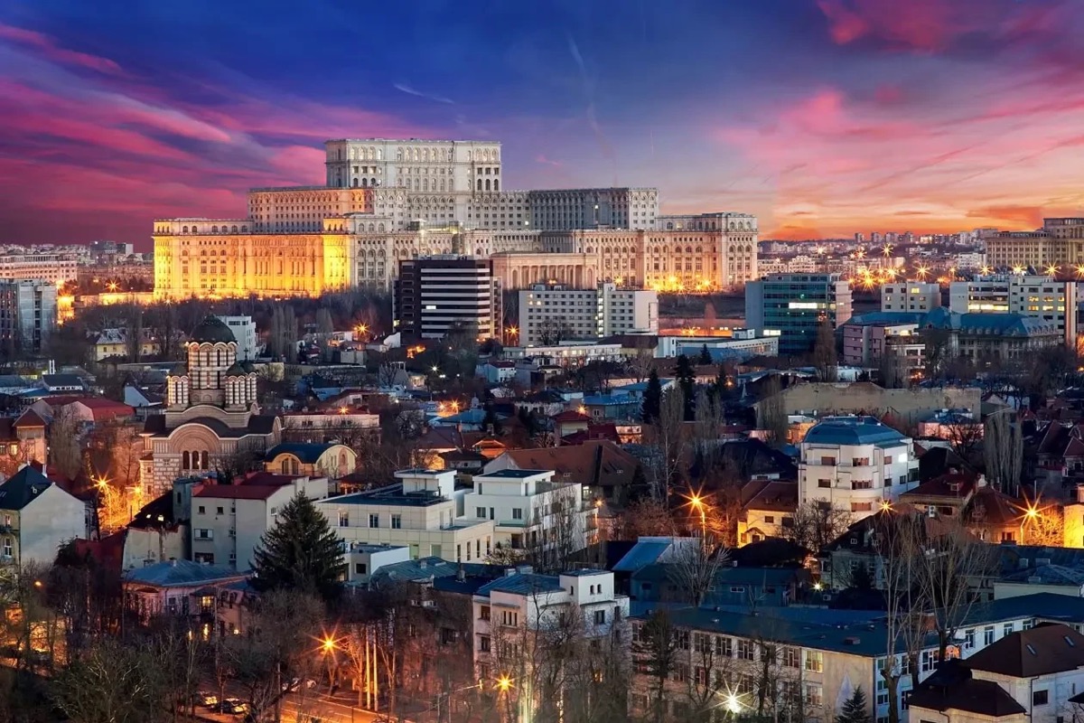 Bucharest skyline